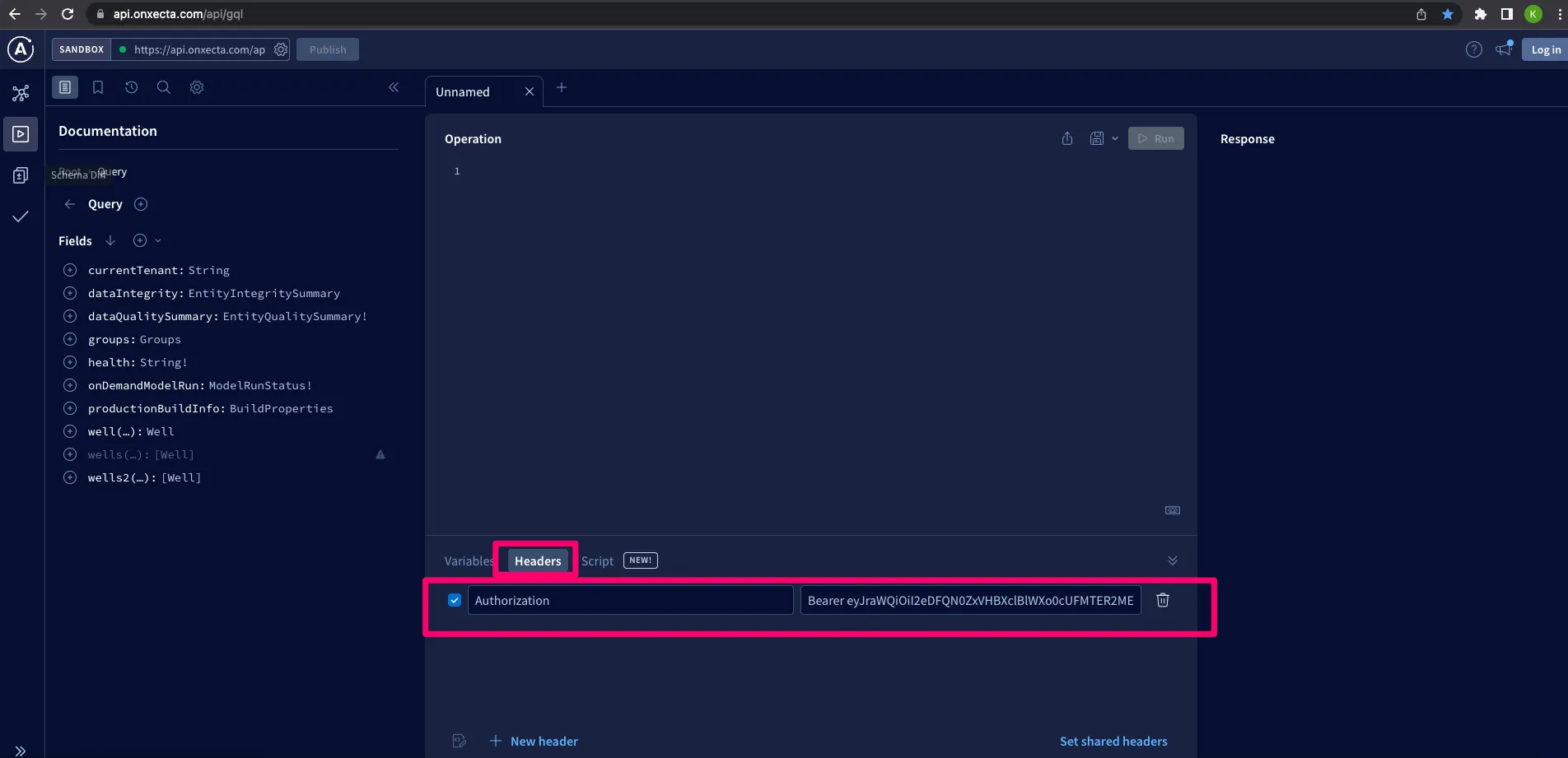 Setting Auth Header Setting Auth Header