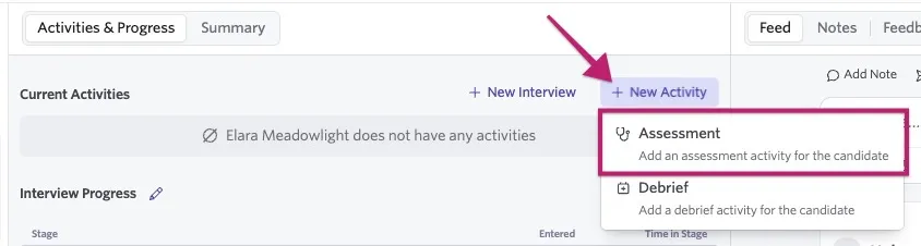 Screenshot of the New Activity > Assessment options. Screenshot of the New Activity > Assessment options.