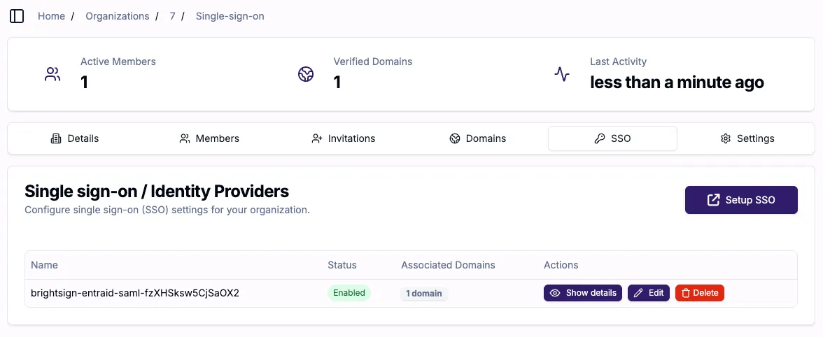 Nuevo Identity Provider verificado Nuevo Identity Provider verificado
