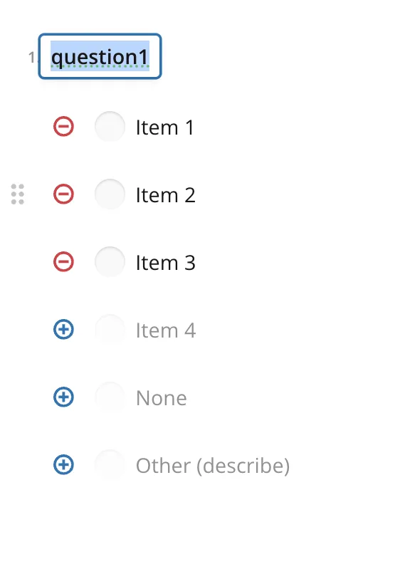 Question editor