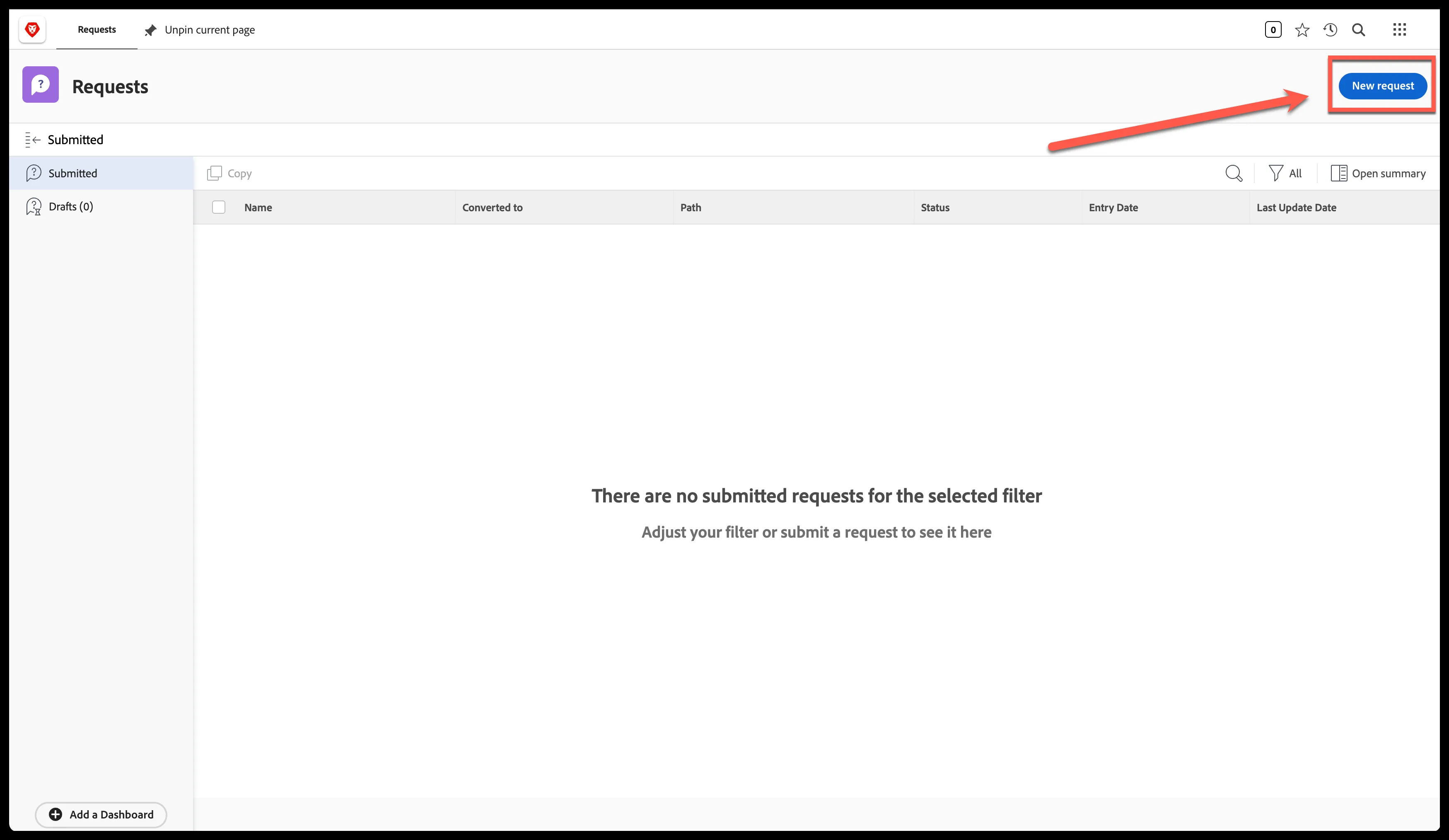 Adobe Workfront Request Queue Submitted Request Adobe Workfront Request Queue Submitted Request