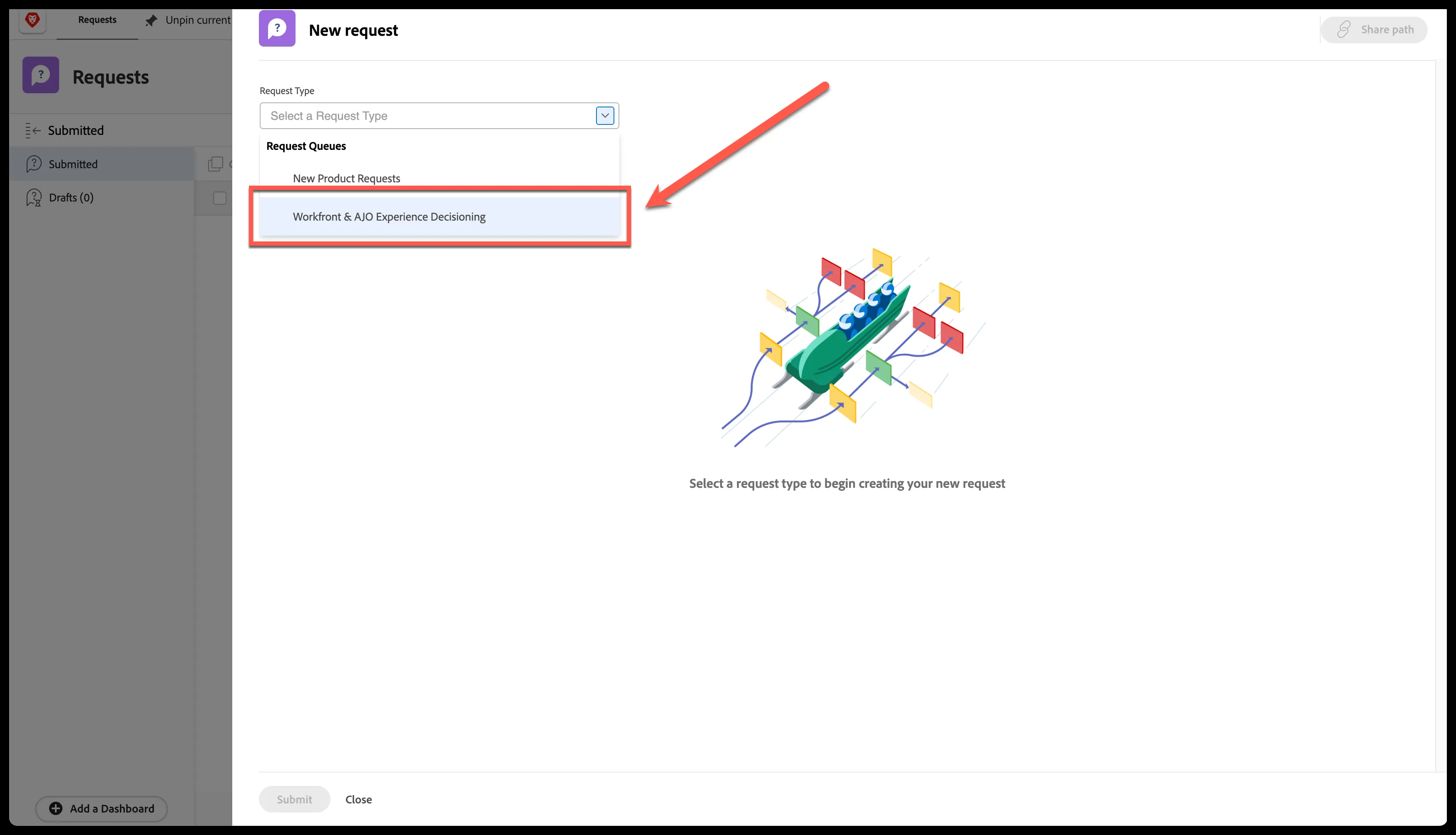 Request Queue Selection Request Queue Selection