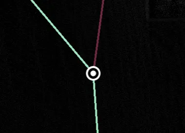 An attached node An attached node