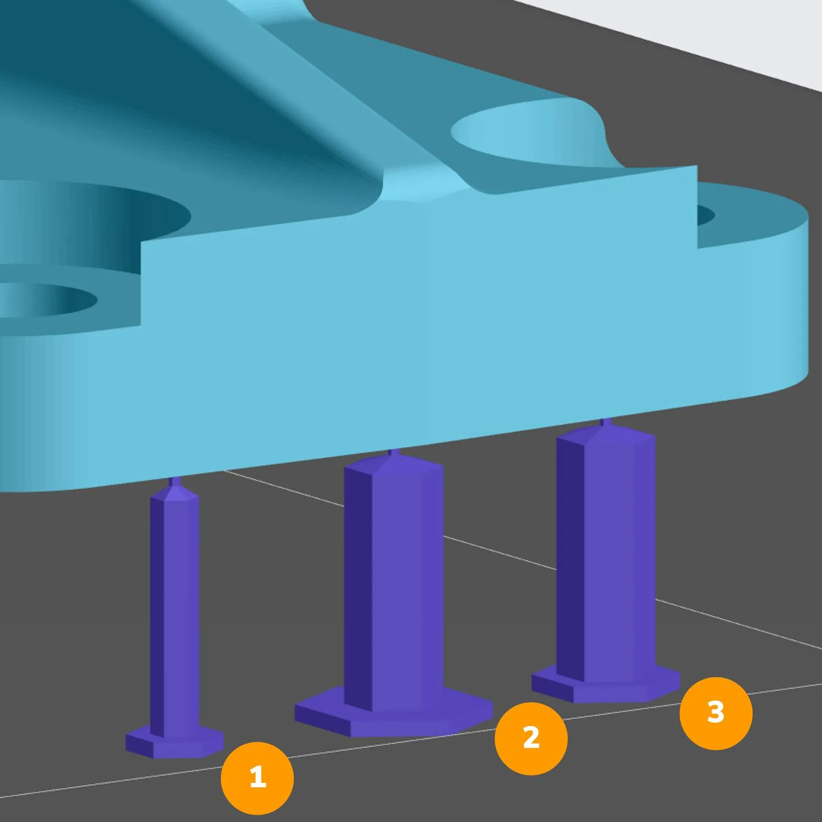 Bar Support Base