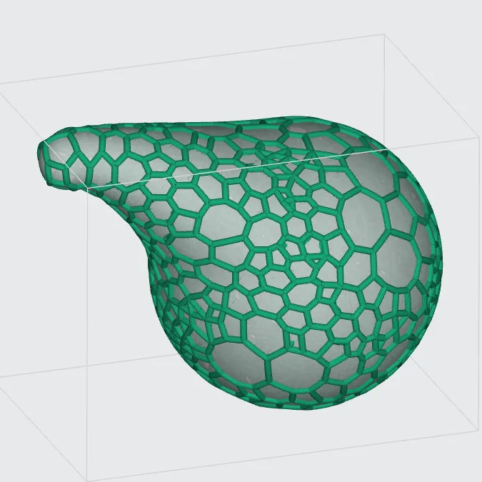 1/2 of main (6 mm) cell size adaptivity