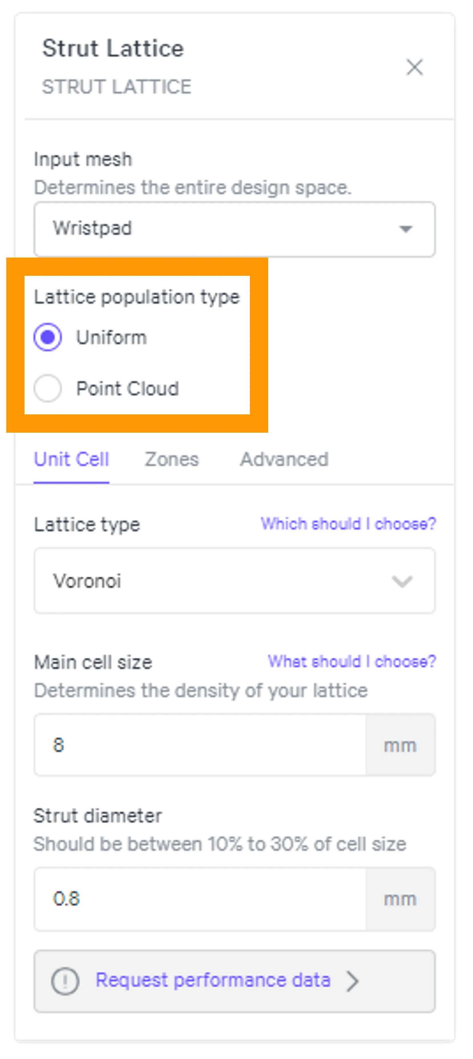 Lattice Population Type Lattice Population Type