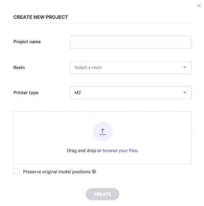 Example: A new “Preserve original model positions” checkbox provides additional functionality during project creation Example: A new “Preserve original model positions” checkbox provides additional functionality during project creation