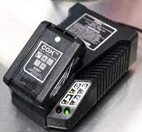 Battery on charger Battery on charger