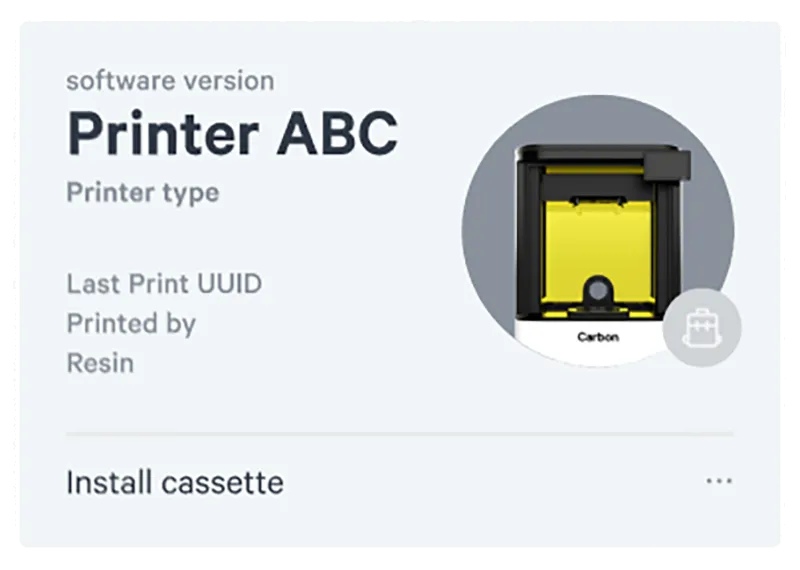Printer icon gray/OFF
