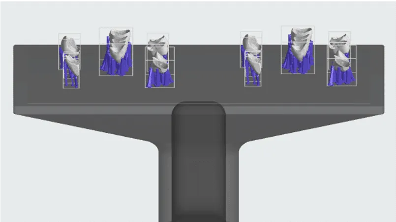 Well supported bridges on the platform