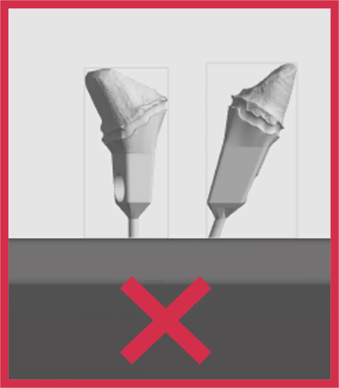 Dies with supports Dies with supports
