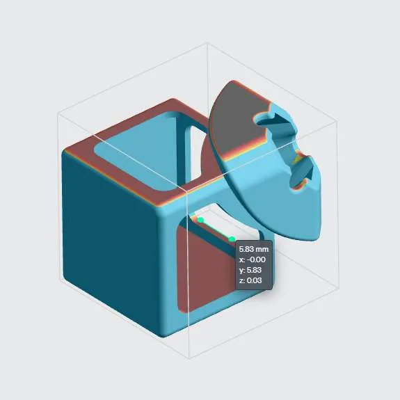 red areas require supports red areas require supports