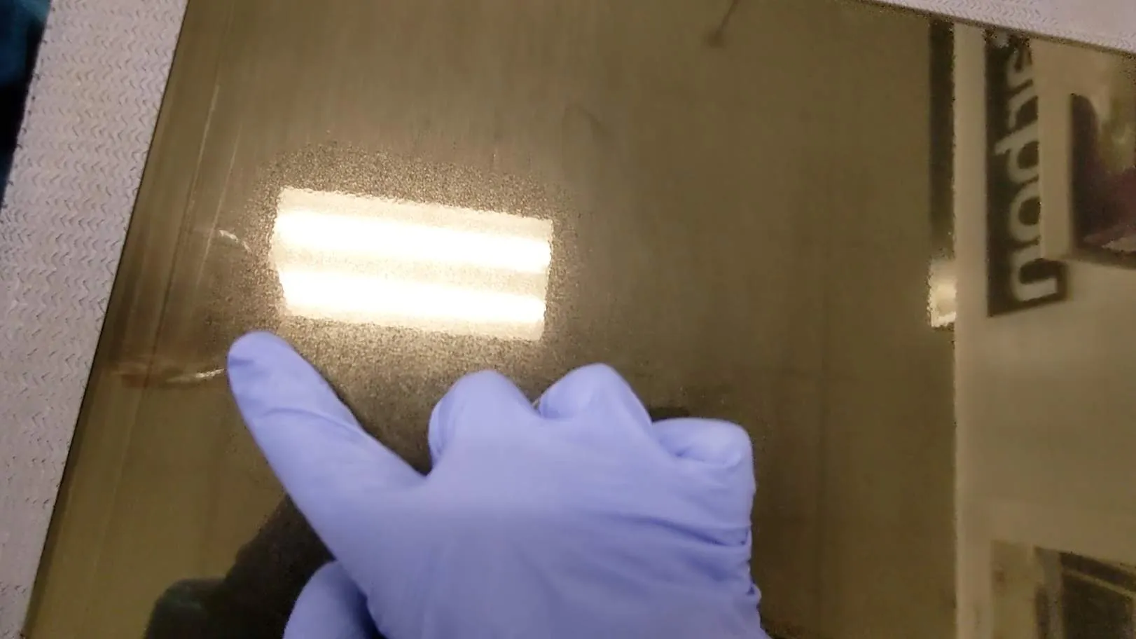 Crease in L1 Release Film