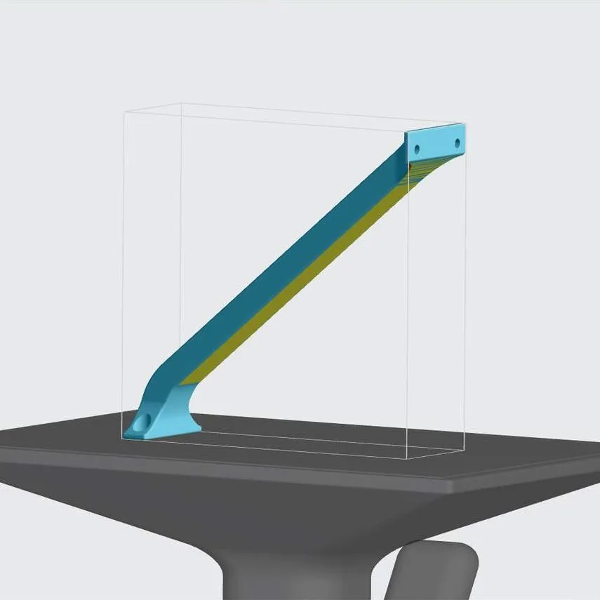 Yellow indicates that this is a self-supporting angle, but stability supports may be needed. Yellow indicates that this is a self-supporting angle, but stability supports may be needed.