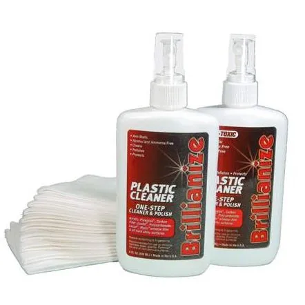 Lint-free polishing cloths and Brillianize