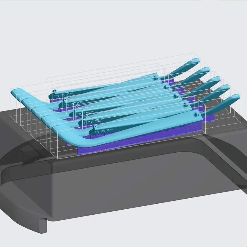 Short Orientation = 10 parts per build Short Orientation = 10 parts per build