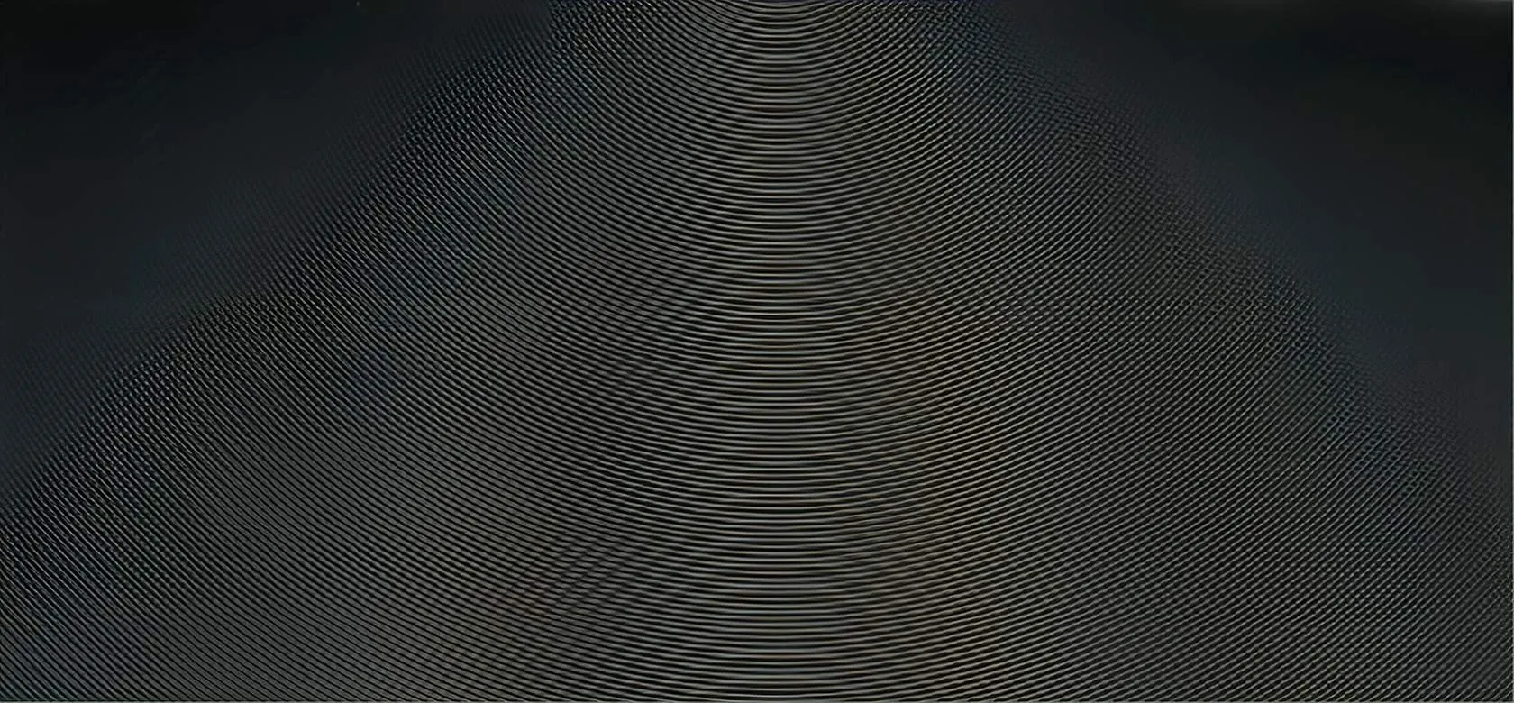 Interference between two regular patterns generates a moire pattern. Interference between two regular patterns generates a moire pattern.