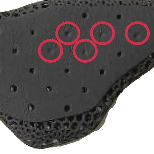 Filled Holes on Skin