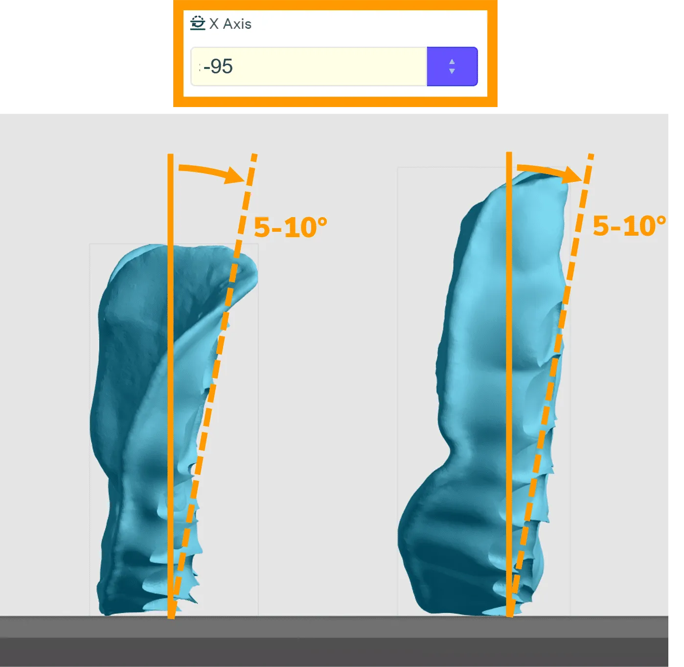 Orientation of bases