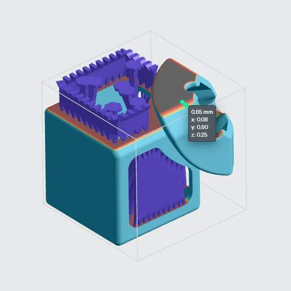 Areas too small for supports Areas too small for supports