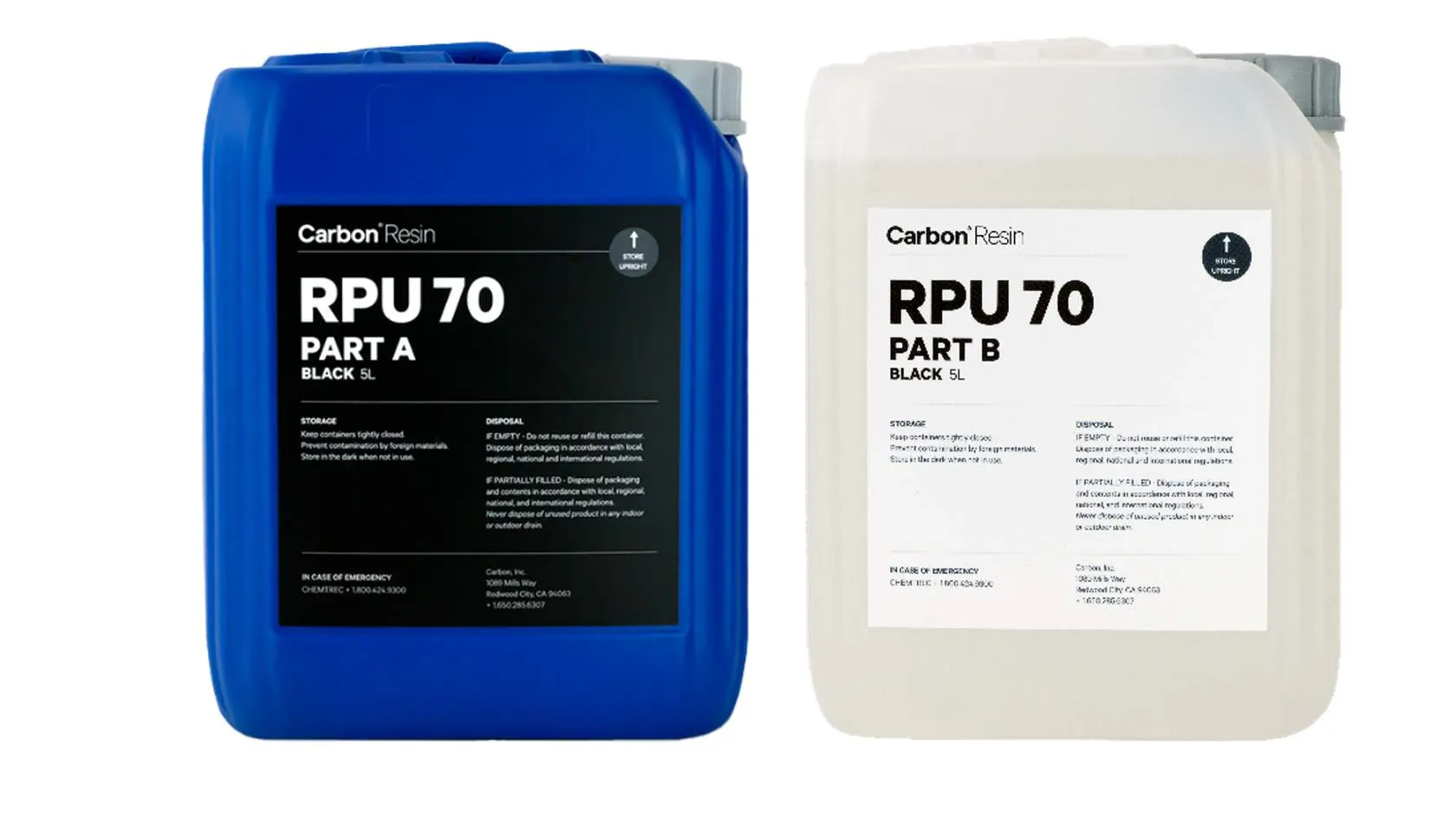 RPU 70 Part A and Part B in 5 L cans