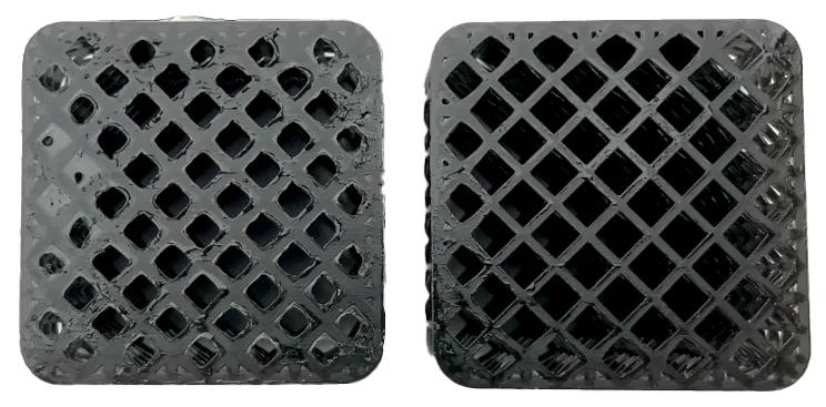 Example: In an unadjusted print, features at the base are obscured by the effects of flashing (left); applying brightlining improves the resolution of these features (right) Example: In an unadjusted print, features at the base are obscured by the effects of flashing (left); applying brightlining improves the resolution of these features (right)