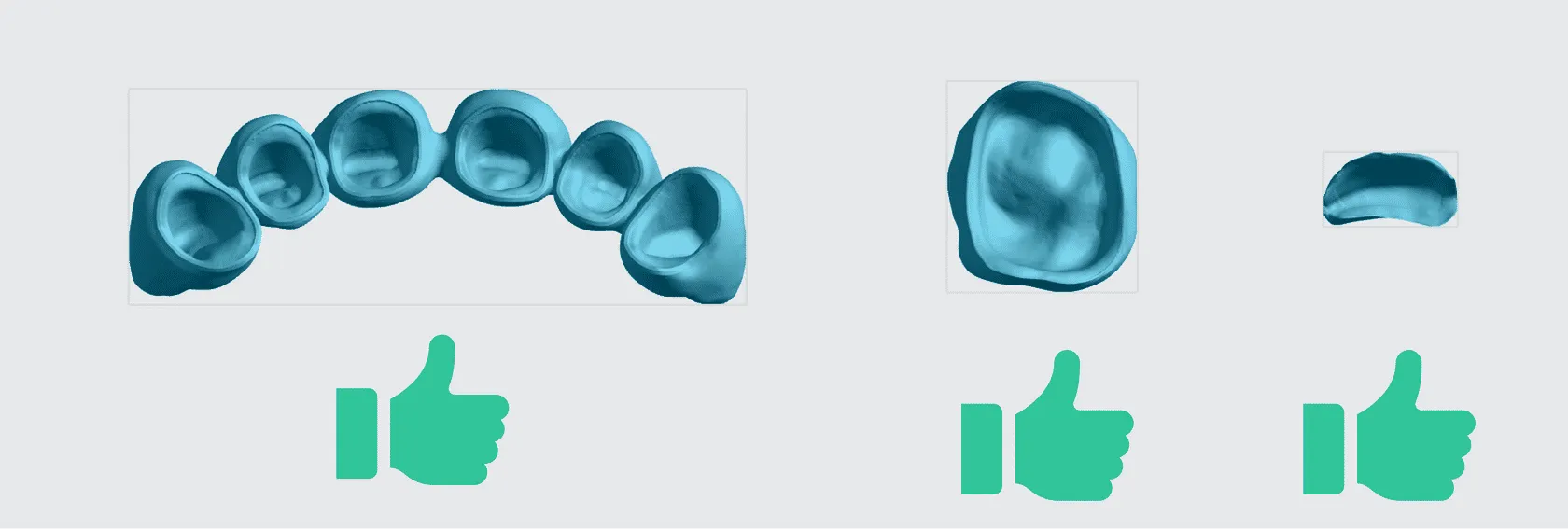 Interfaces are free of overhangs Interfaces are free of overhangs