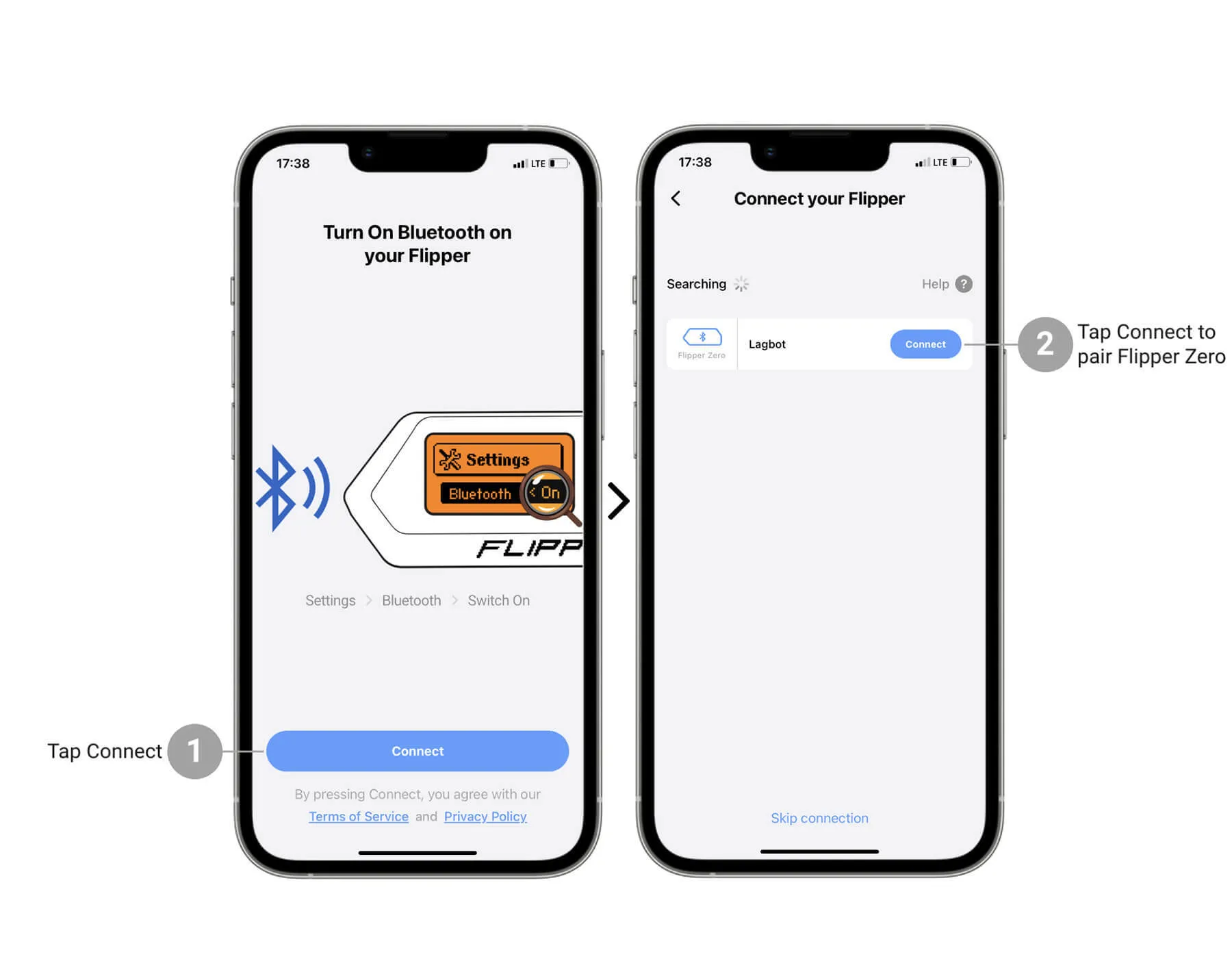 How to connect Flipper Zero to your phone via Bluetooth