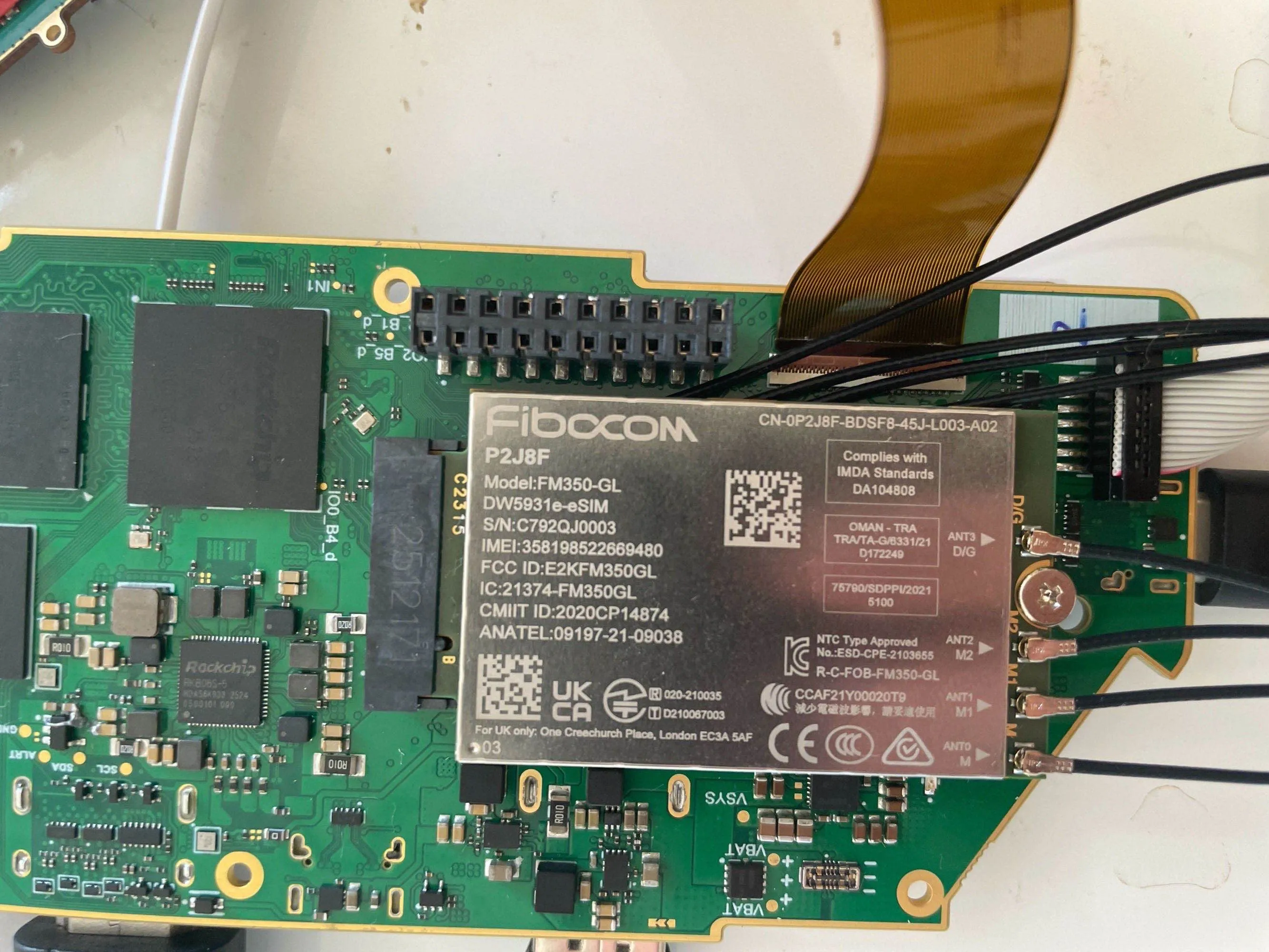 Fibocom FM350-GL cellular modem