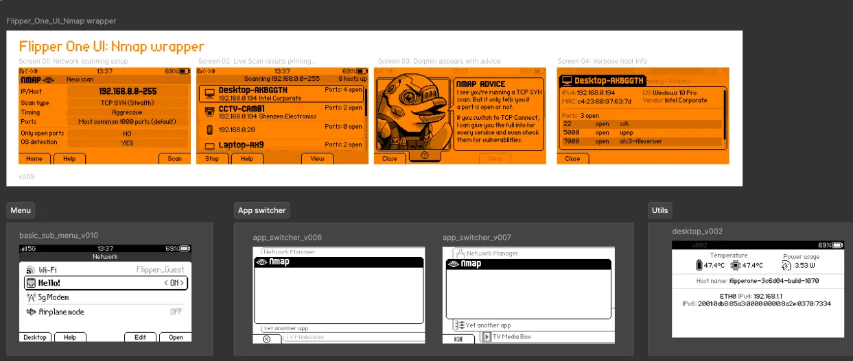 Flipper One Main board on Figma