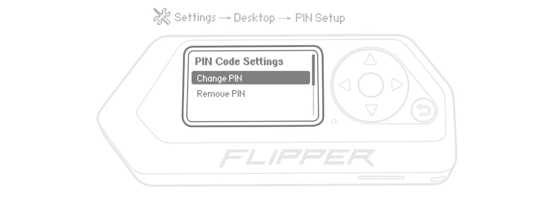 Change your PIN code