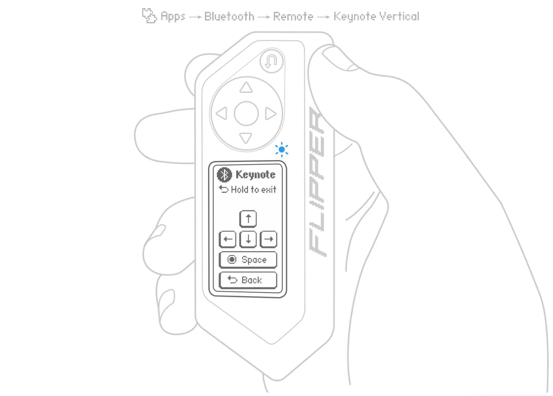 Make the use of your Flipper Zero as a presentation clicker even more convenient 