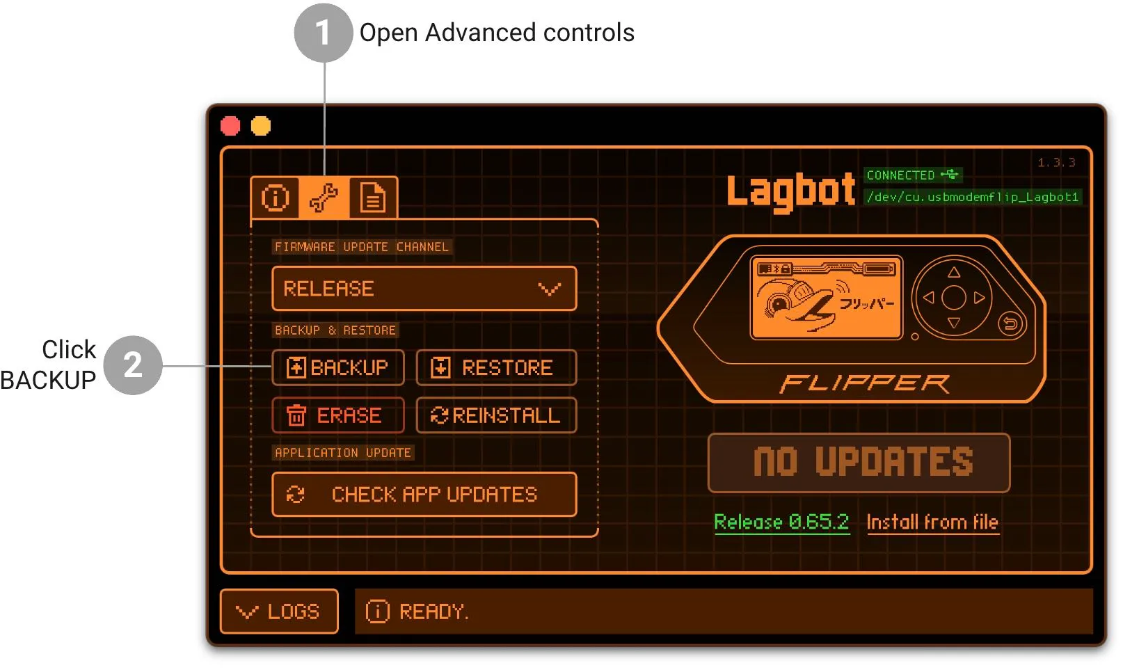 You can back up internal storage data via qFlipper You can back up internal storage data via qFlipper