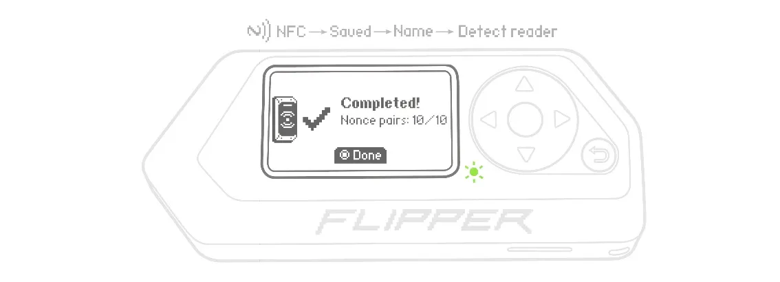 Once nonces are collected, you can save them to the microSD card Once nonces are collected, you can save them to the microSD card
