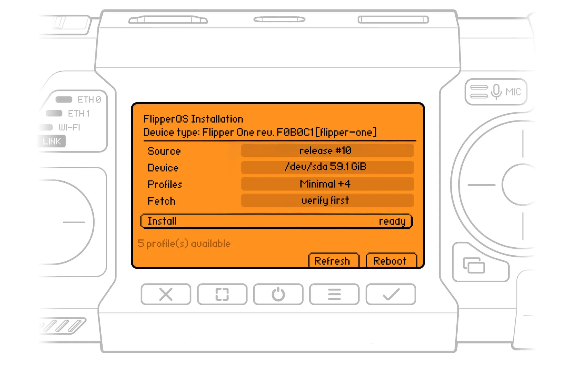 Flipper OS Installer UI