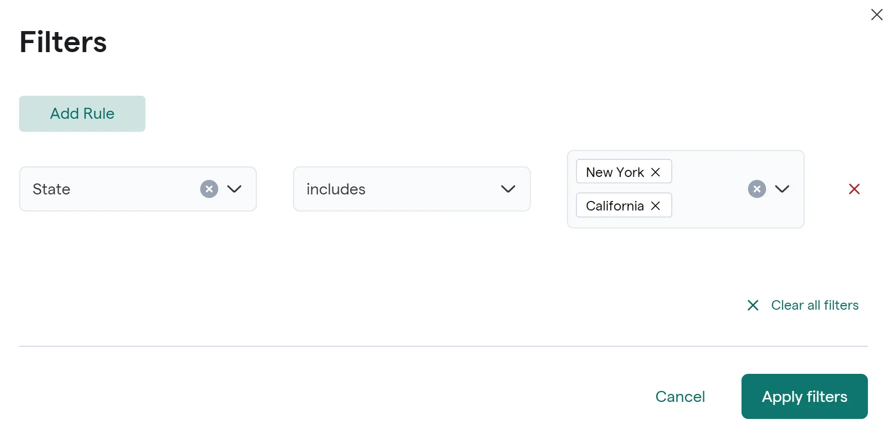 Apply a Multi-Result Filter