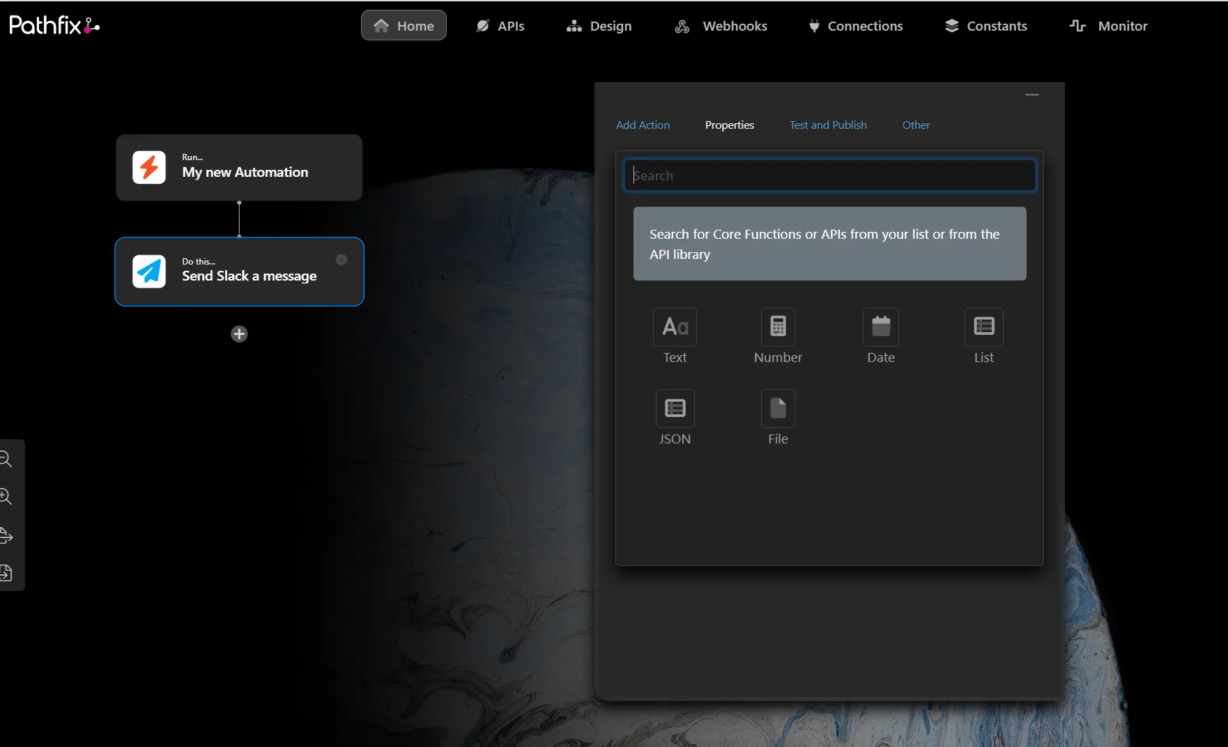 Search for an API