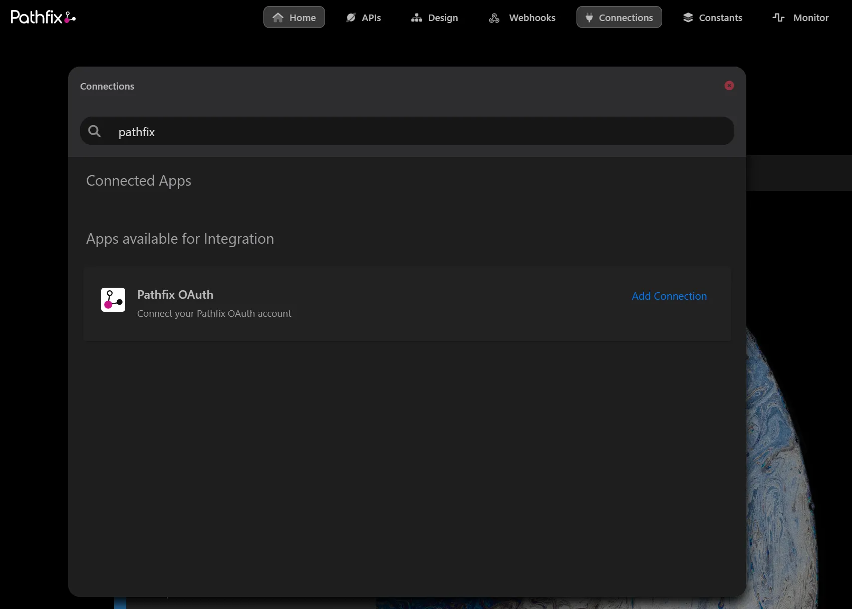 Link Pathfix OAuth Account