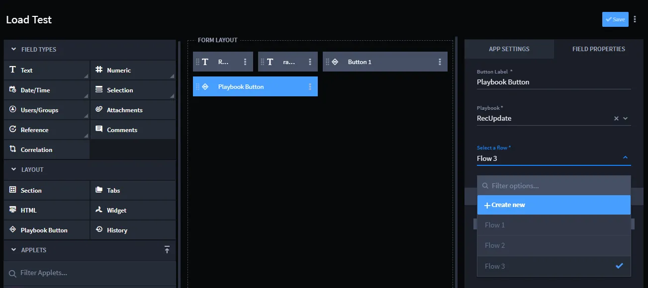 Playbook Button Form Playbook Button Form