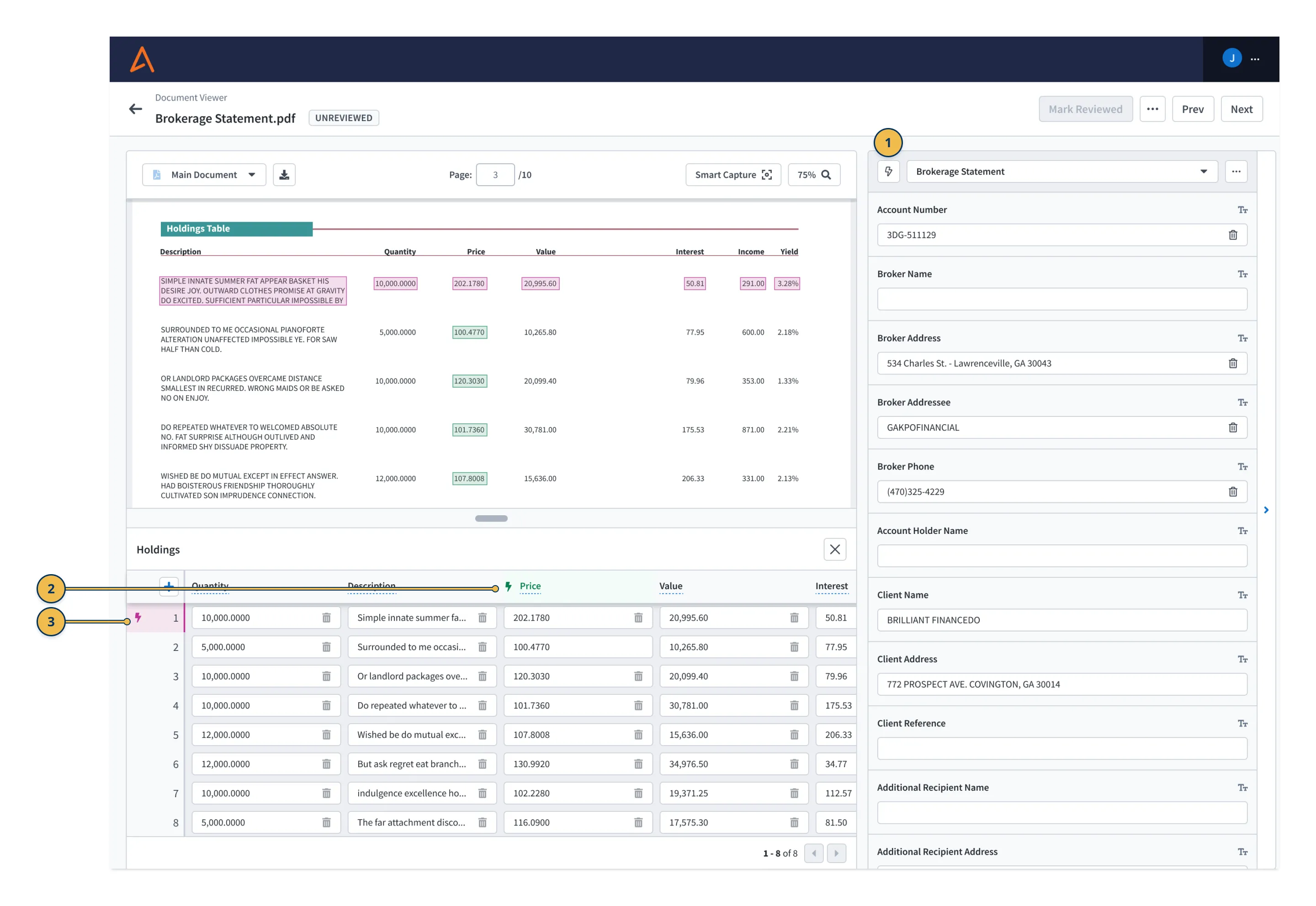 Record Highlighting - Primary Schema
