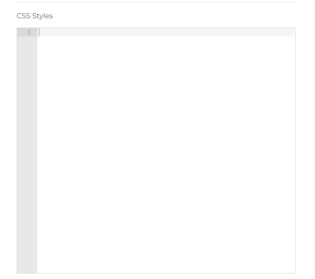 CSS editor
