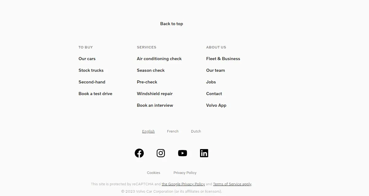 Footer Component - Preview