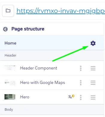 Article - Edit settings