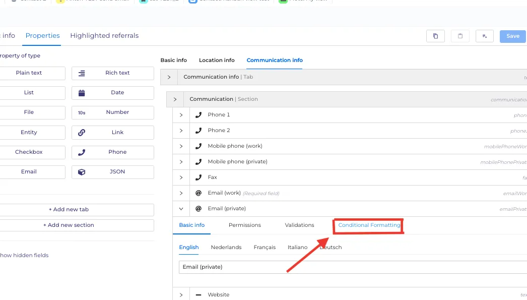 The "Conditional Formatting" button