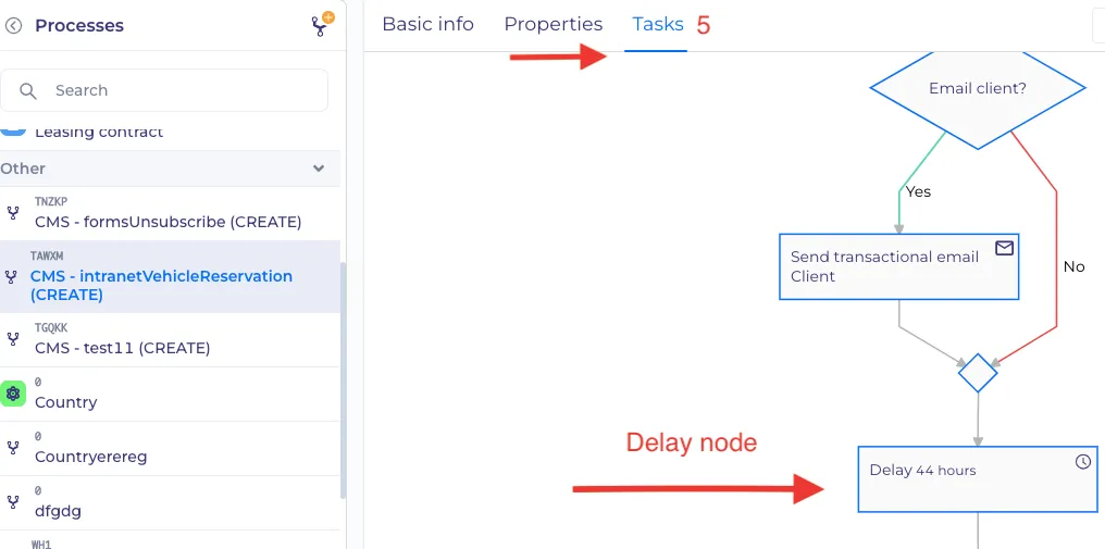 Delay node