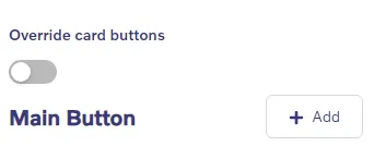 Callout block - Buttons settings
