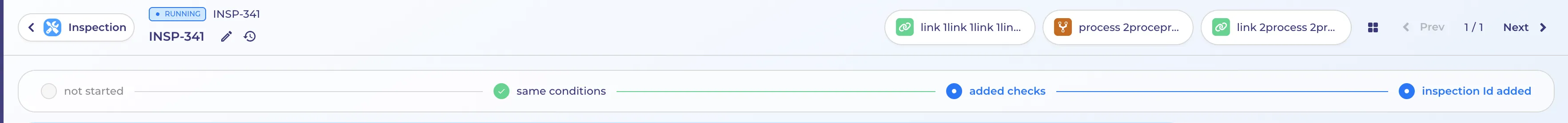 Example - Running process