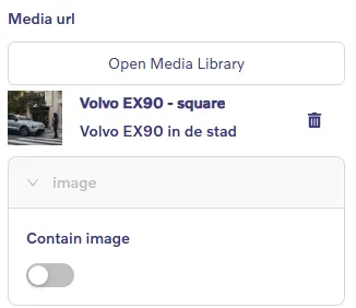 Topic block - Media url