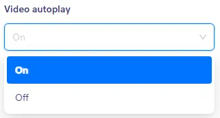 Hero Block - Background Video autoplay setting
