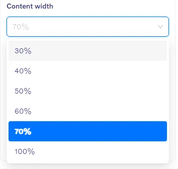 Quote block - Content width settings